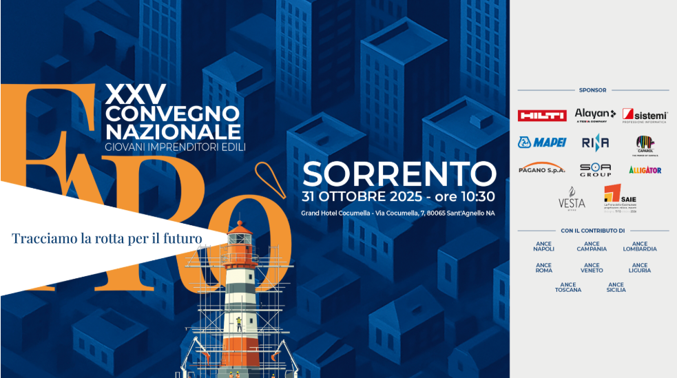 XXV Convegno Giovani imprenditori edili a Sorrento